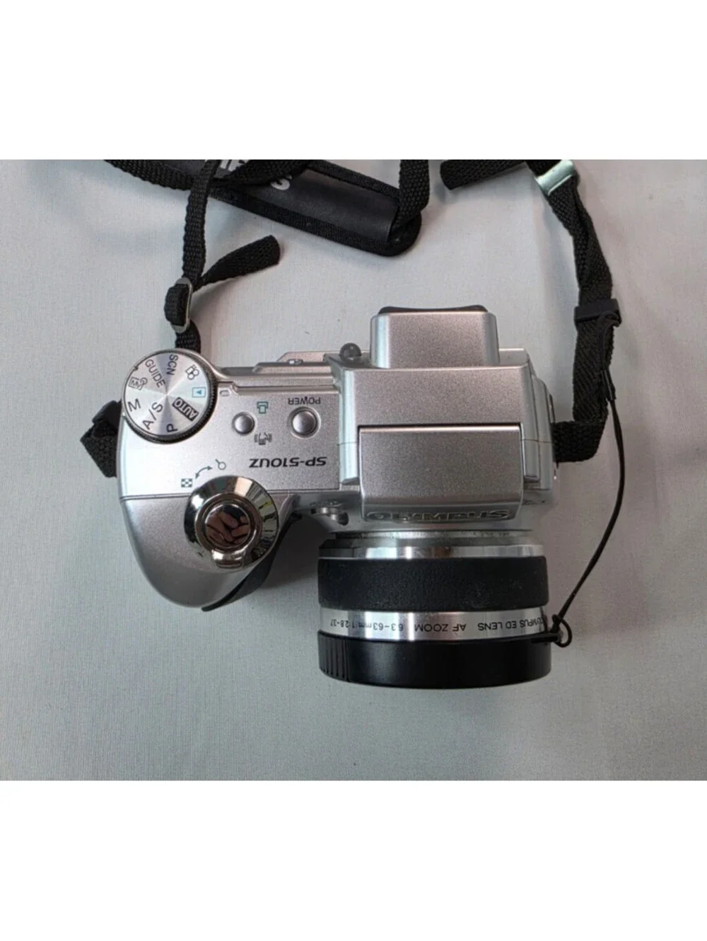 Olympus SP-510UZ Silver Digital Camera 7.1MP With Box Cords Manuals TESTED